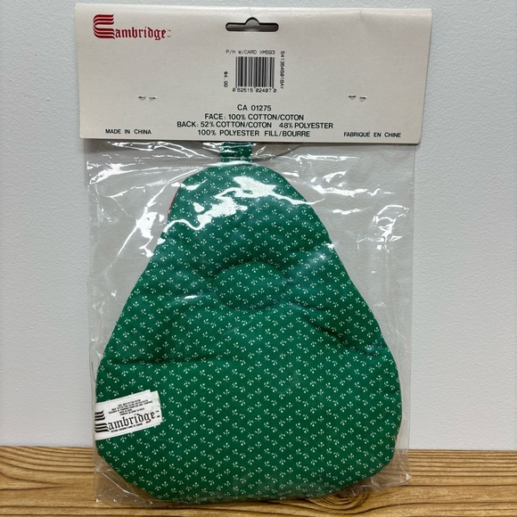 1993 Cambridge Holiday Trimmings Christmas Teddy Bear Note Pad Pot Holder - Picture 3 of 7